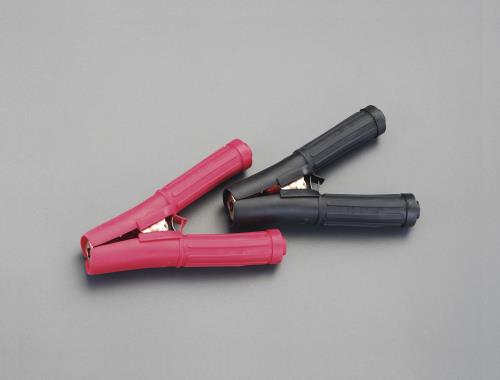 清和工業 100A 充電用クリップ(赤・黒) BSCC-100DX