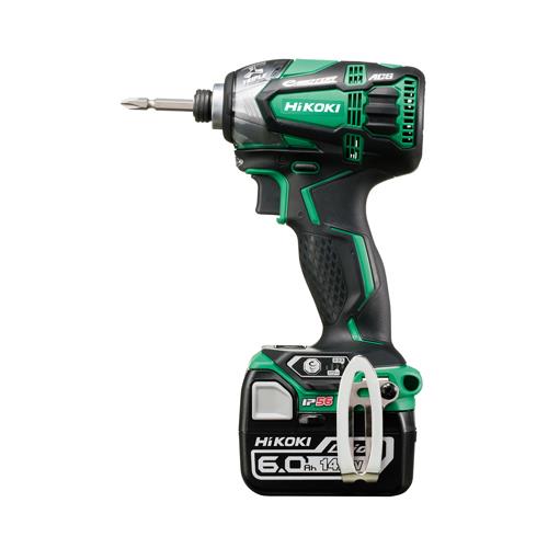 HIKOKI(ハイコーキ) DC14.4V インパクトドライバー(バッテリー2個付/黒) WH14DDL2(2LYPK)