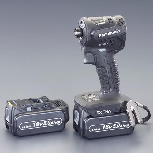 パナソニック(Panasonic) DC18.0V/5.0Ah インパクトドライバー(黒/充電式) EZ1PD1J18D-B