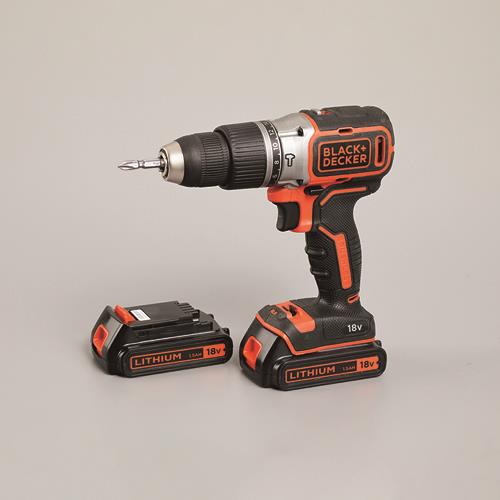 BLACK+DECKER（ﾌﾞﾗｯｸ・ｱﾝﾄﾞ・ﾃﾞｯｶｰ） DC18V 振動ドライバードリル(充電式) BL188K2