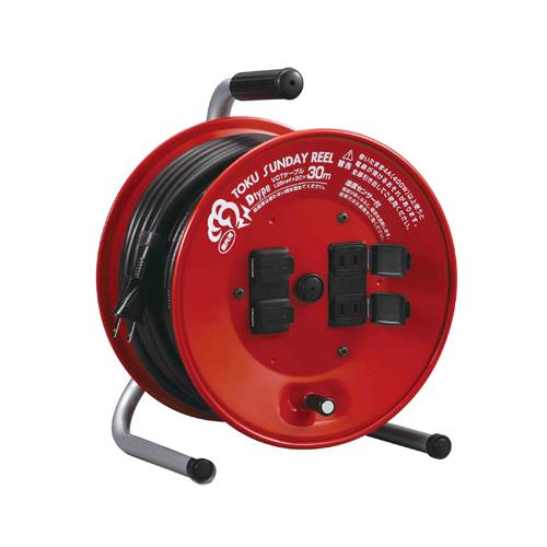 ハタヤリミテッド(HATAYA) AC125V/15A/30m コードリール(温度センサー付) D-30S