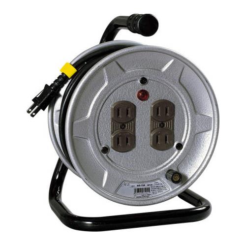 日動工業 AC125V/15A/10m コードリール(アース無) NS-104