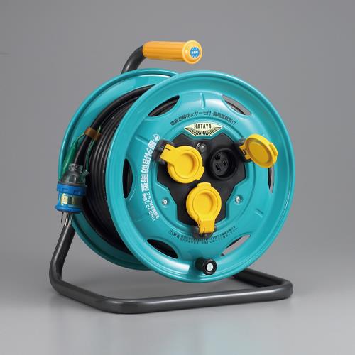 ハタヤリミテッド(HATAYA) AC125V/15A/30m コードリール(防雨・漏電遮断器付 BN-30K