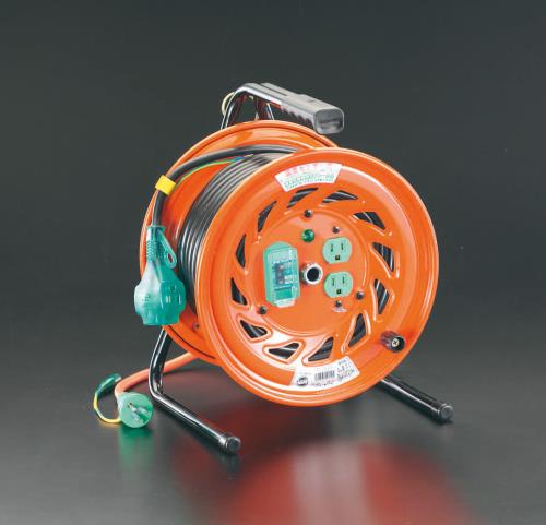 日動工業 AC125V/15A/30m コードリール(元置型・漏電遮断) RND-EB30S