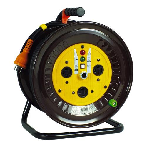 日動工業 AC200V/20A/20m コードリール(三相・アース付) ND-E320-20A