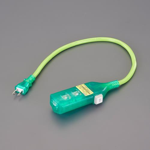 日動工業 AC100V/15A/0.5 m 延長コード(過負荷保護付) ST2-0.5S-15A