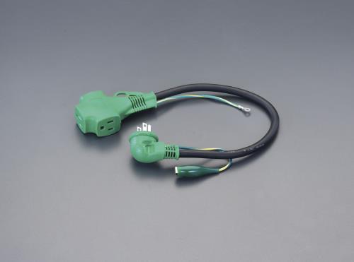 日動工業 AC125V/15A/0.5 m 延長コード(アース付) PPTL-0.5E