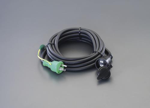 日動工業 AC125V/15A/10m 延長コード(アース付/防雨型) PSW-10E