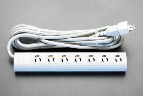 エレコム(ELECOM) AC125V/15Ax 5m タップ(7口・ヌケドメ・マグネット付) T-H3750NM