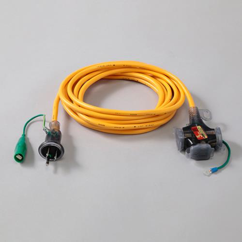 ハタヤリミテッド(HATAYA) 15A x 5m 延長コード(防塵キャップ・アース付) SX-053K