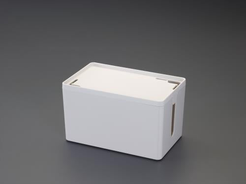 サンワサプライ 320x160x132mm ケーブル収納BOX(ホワイト) CB-BOXP2WN2