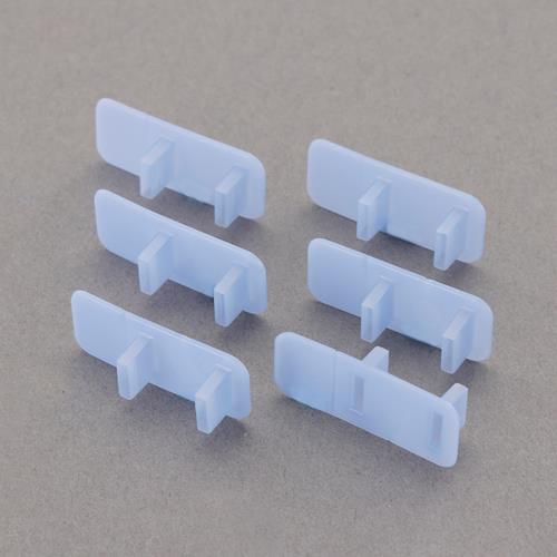 デンカエレクトロン 安全キャップ(2Pコンセント用/6個) ECN-06-01