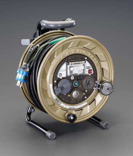 ハタヤリミテッド(HATAYA) AC125V/15A/30m メタルセンサーリール(漏電遮断器付) MSB-301KX