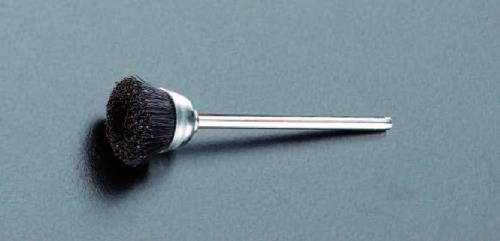 ESCO(エスコ) 14.3mm/3.2mm軸 カップ型軸付ブラシ(豚硬毛) EA819AL-31