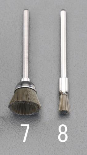 ミニター 14mm/3mm軸 軸付ブラシ(耐熱ナイロン) FC2052