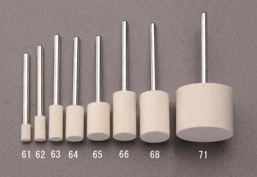 ミニター 4x 7mm/3mm軸 フェルトバフ(ハード) GA2131