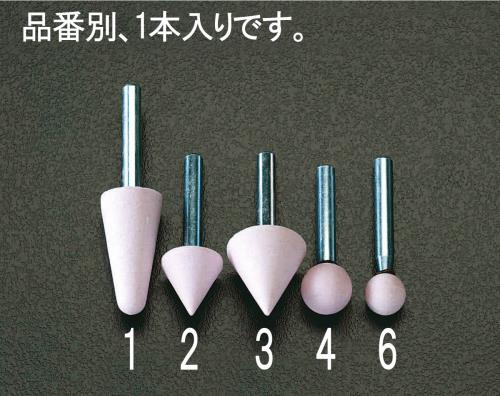 ミニター φ16mm/6mm軸 軸付砥石(丸) CA6310