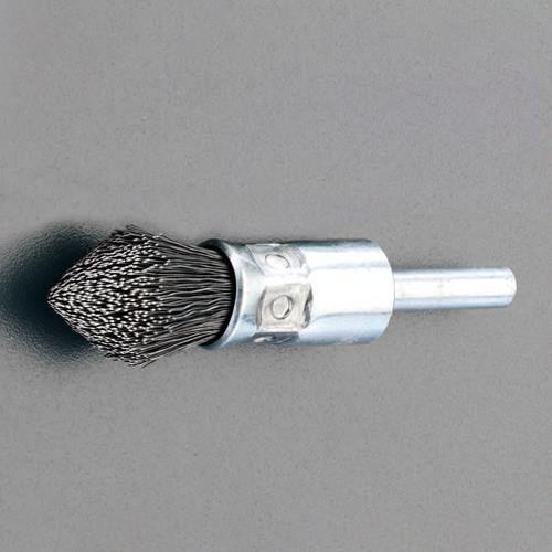 ESCO(エスコ) 25x10mm/6.0mm軸 軸付ブラシ(筒型・スチール製) EA819BK-21