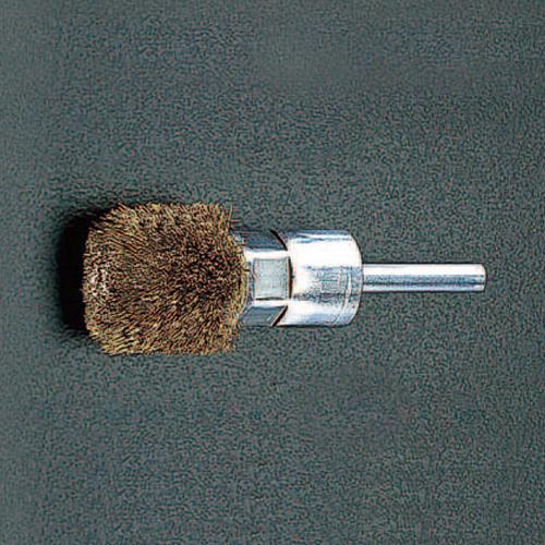 ESCO(エスコ) 30x25mm/6.0mm軸 軸付ブラシ(真鍮製) EA819BK-30B