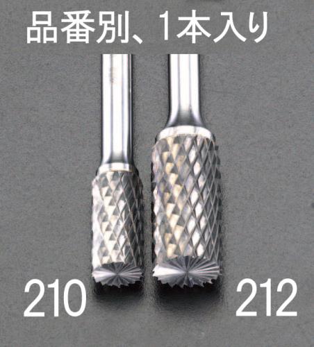 ESCO(エスコ) 12x25mm /6mm軸 超硬カッター(鉄・鋳物用) EA819JJ-212