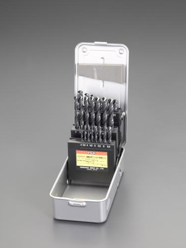 ESCO(エスコ) 3.0-13.0mm 鋭刃ストレートドリルセット(21本組/HSS) EA824-121