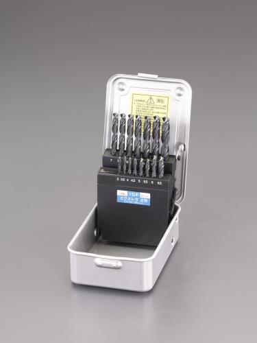 ESCO(エスコ) 3.0-10 mm/ 15本組 ストレートドリル(HSS) EA824B-15