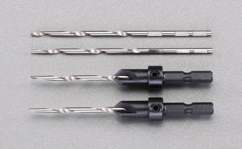 ESCO(エスコ) 3.0mm/9.4mm 下穴・座堀ドリル(六角軸) EA824DN-10