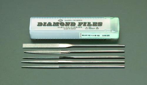 ESCO(エスコ) 140mm/#150 ダイヤモンドヤスリ(精密・5種・5本組) EA826NA-10