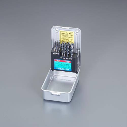 ESCO(エスコ) M3-M12 スパイラルタップセット(HSS) EA829DS-31
