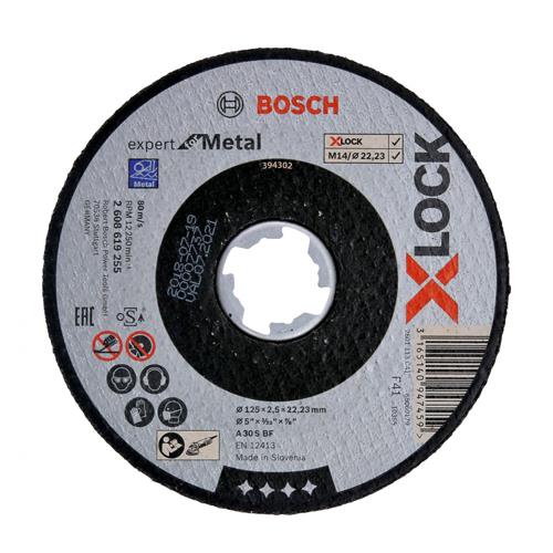 ボッシュ 125x2.5mm 切断砥石(1枚/X-LOCK用) 2608619255