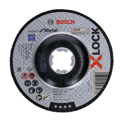 ボッシュ 125x2.5mm 超薄型切断砥石(1枚/X-LOCK用) 2608619257