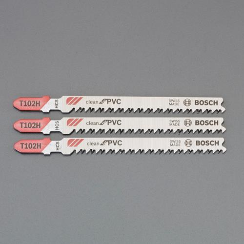 ボッシュ 100mmx11T ジグソーブレード(塩ビポリアミド用/3枚 T-102H/3