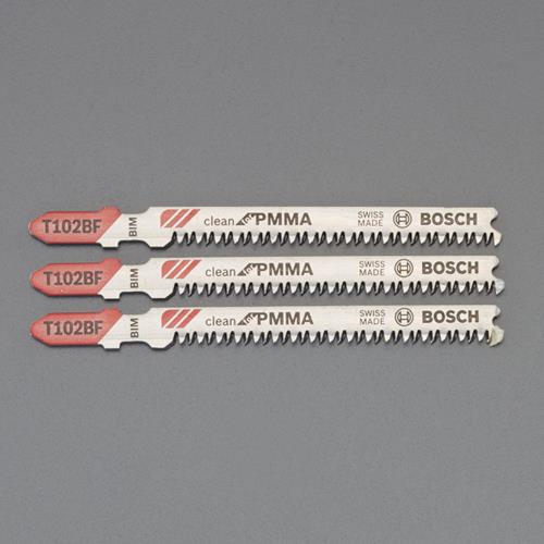 ボッシュ 92mmx14T ジグソーブレード(アクリル用/3枚) T-102BF/3