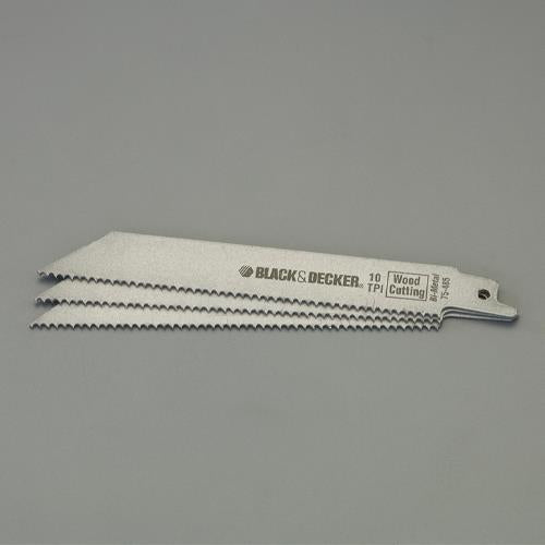BLACK+DECKER(ブラック・アンド・デッカー) 143mmx10T レシプロソーブレード(3枚) AX012
