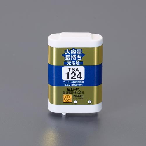 朝日電器(ELPA) 電話機用充電池(パナソニック・NTT用) TSA-124