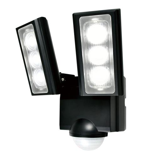 朝日電器(ELPA) 2灯 LEDセンサーライト(単1x3本) ESL-312DC