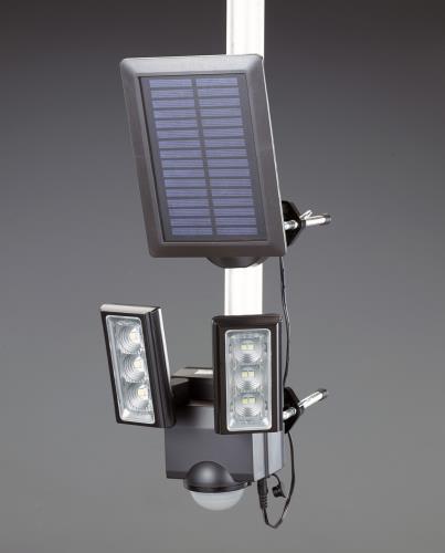 朝日電器(ELPA) 2灯 LEDセンサーライト(ソーラー充電式) ESL-312SL