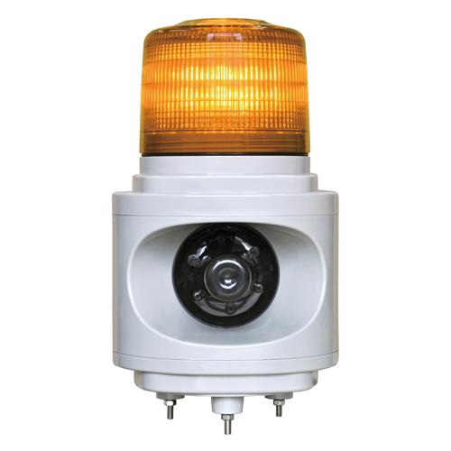 日恵製作所 AC100V 車両入出庫警告灯(音声案内付/黄) KL12V-100TJY
