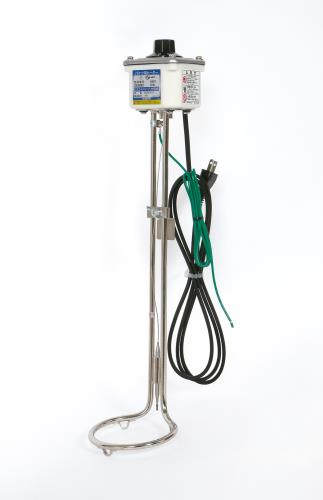 八光電機(HAKKO) AC100V/1.0kW バケツ用投込みヒーター(温調付) ACW1110