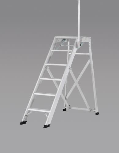 アルインコ(ALINCO) 1.25m/5段 作業台(手掛かり棒/折畳式) CSD-125F