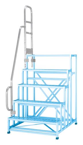 アルインコ(ALINCO) 左側手すり(5段用/EA903BM-5A用) CSBT5DL