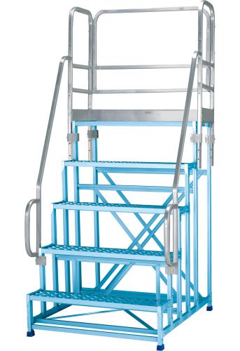 アルインコ(ALINCO) 左右・正面手すり(5段用/EA903BM-5A用) CSBT5AL