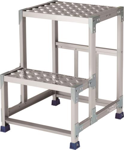 アルインコ(ALINCO) 500x400mm/ 0.6m 作業台(二段) CSBC-275S