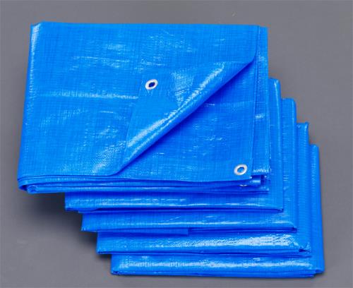 ESCO(エスコ) 2.7x3.6m/ 0.3mm ブルーシート(#3000/5枚) EA911AB-12