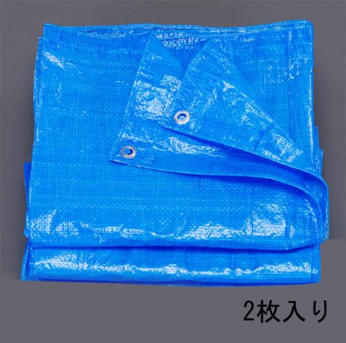 ESCO(エスコ) 10x 10m/0.06mm ブルーシート(2枚) EA911AB-4