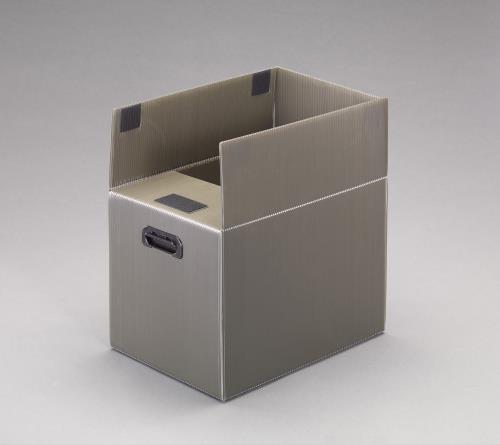 ESCO(エスコ) 456x323x325mm/A3 プラダンBOX(マジックテープ付) EA911BD-61