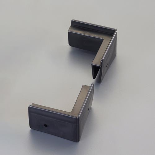 ESCO(エスコ) 70x70mm プラダン用コーナー(SxS用/導電/4個) EA911BG-2