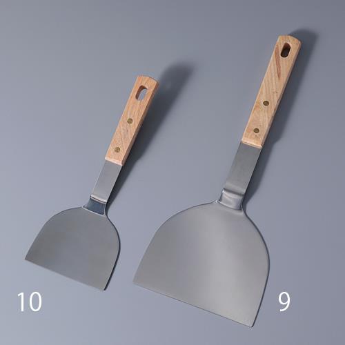 キャプテンスタッグ 150x375mm へら(ステンレス製/天然木柄) M-9095