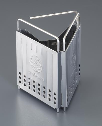 ESCO(エスコ) 130x110x158mm 折りたたみストーブ EA913LD-8A