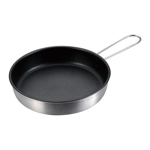 キャプテンスタッグ 17cm フライパン(アルミ製/折畳式/フッ素樹脂加工) UH-4112